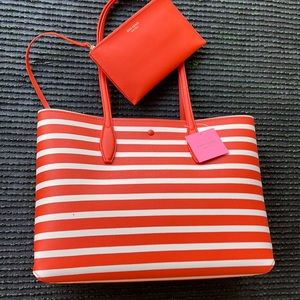 Kate Spade All Day Sailing Stripe Large Tote